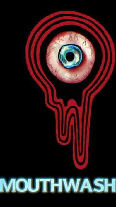 ai character: MOUTH WASHING. background