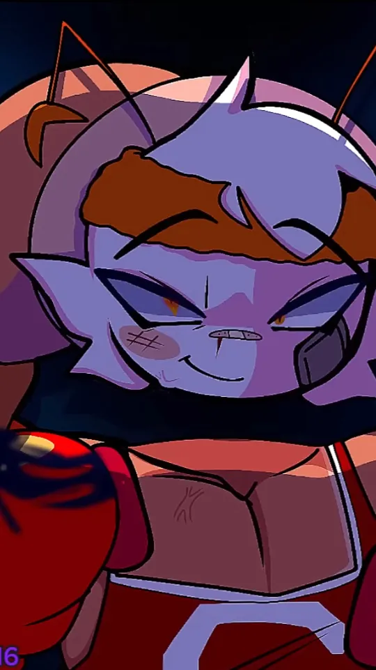 ai character: Shrimpo background