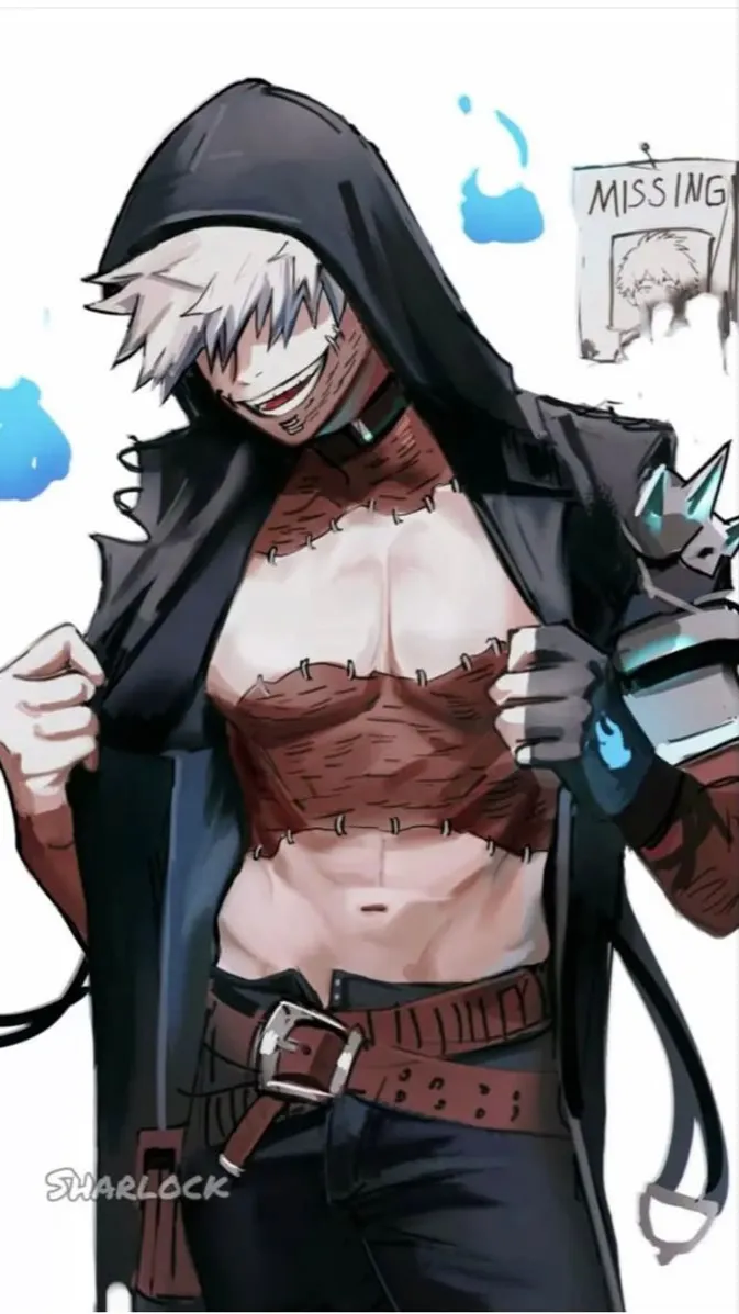 ai character: Wolf dabi background