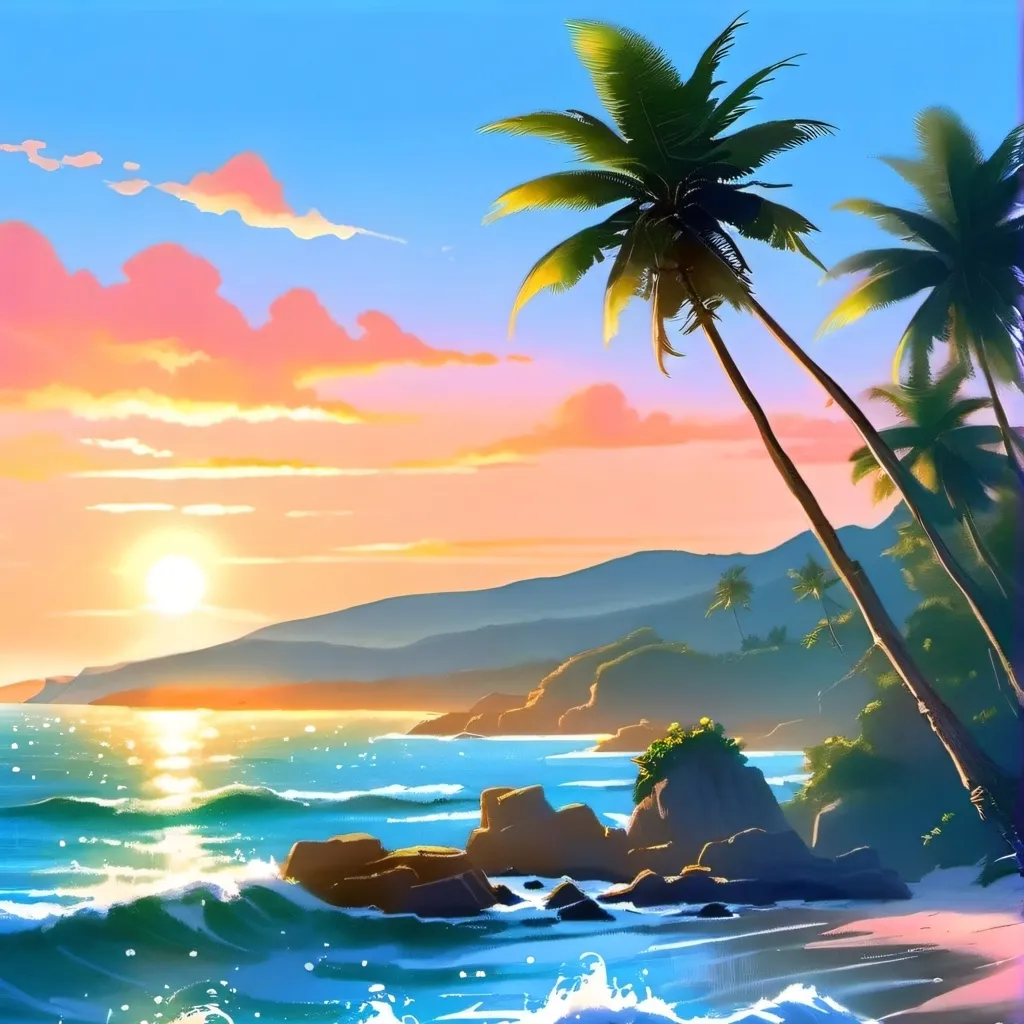 chat with ai character: Beach
