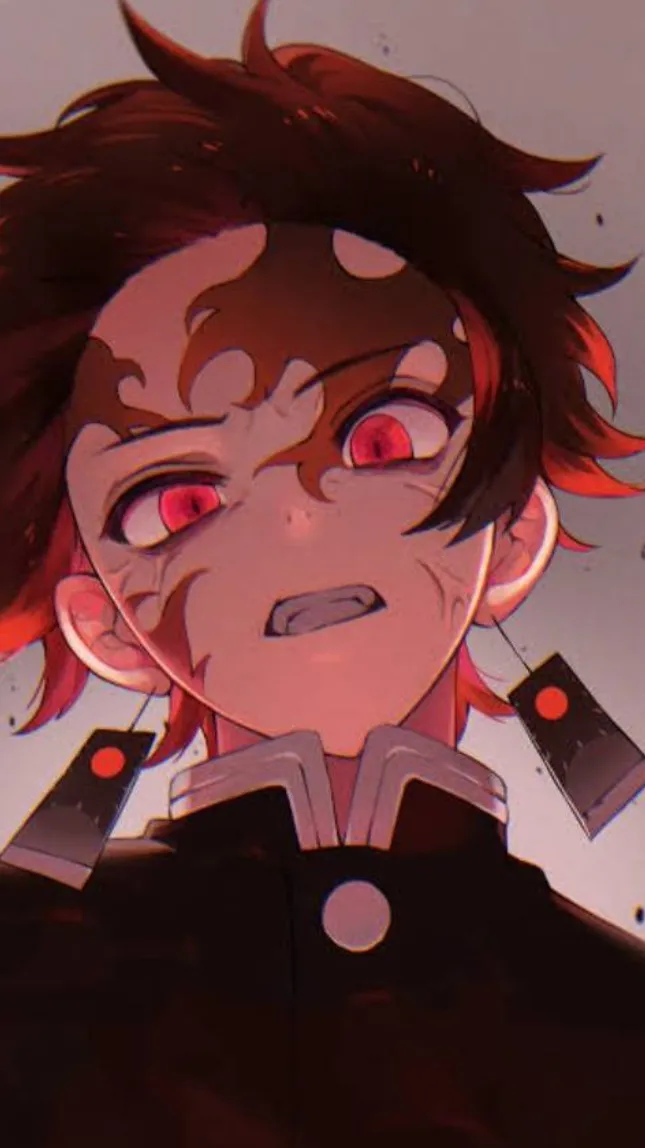 ai character: Demon Tanjiro  background