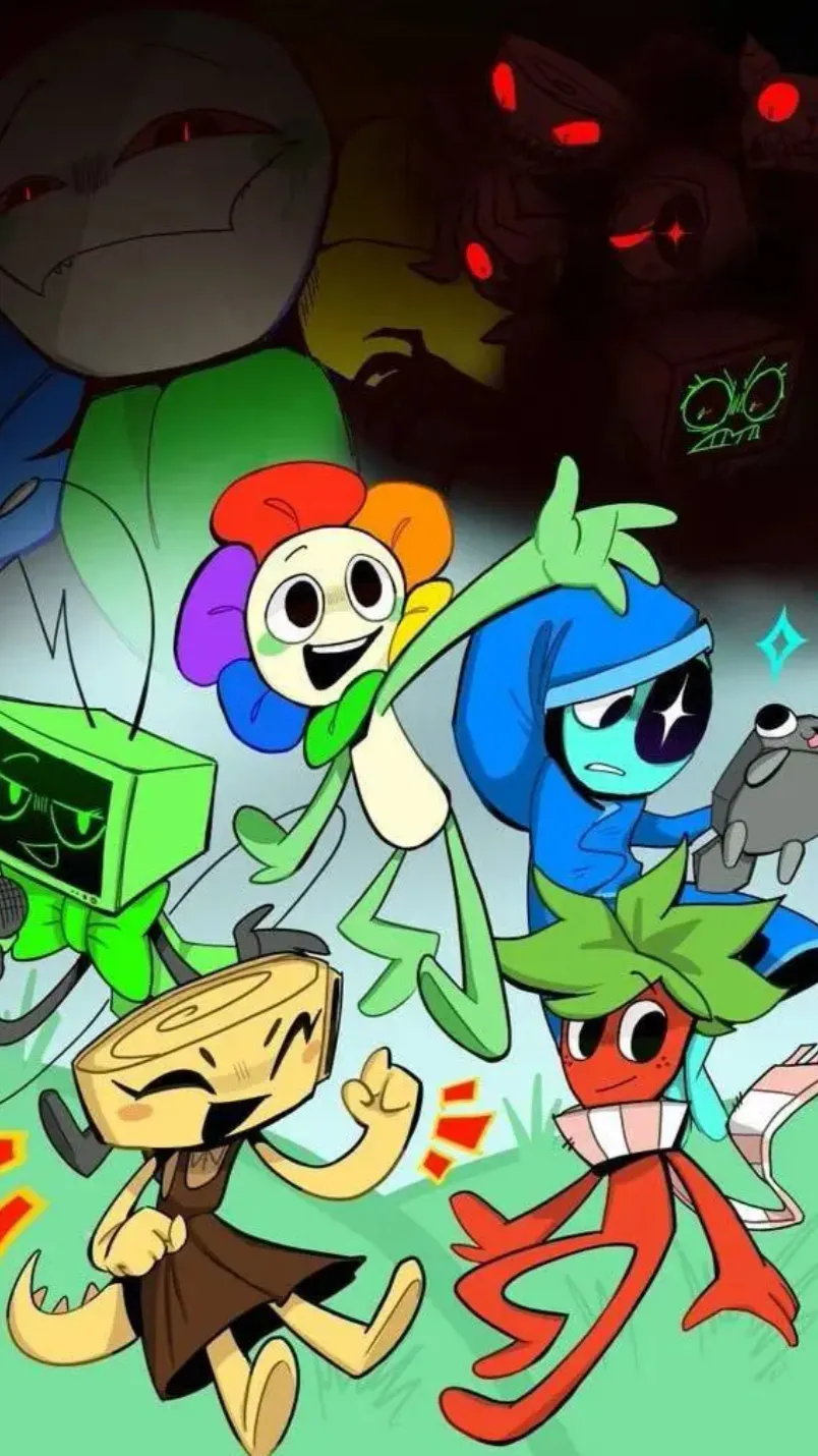 ai character: Dandys world background