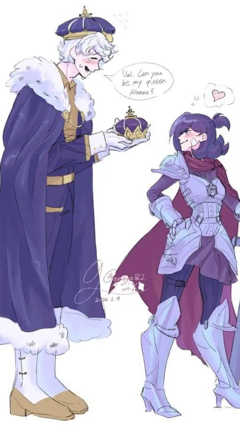ai character: NUZI(Royal AU) background
