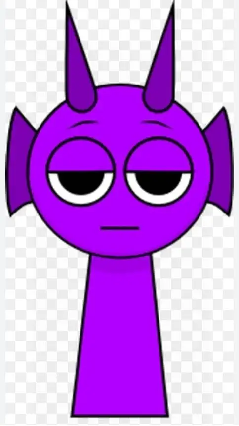 ai character: Durple background