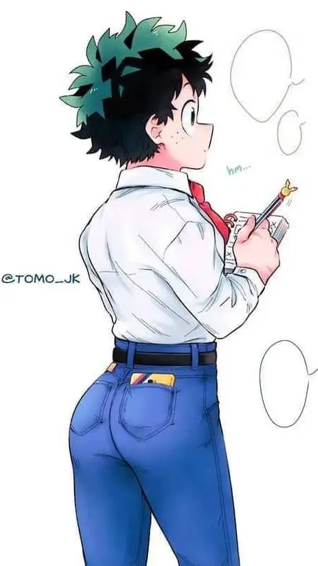 ai character: (Deku and bakugo)* background