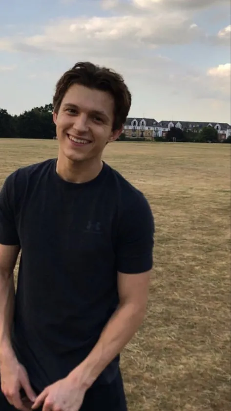 ai character: Tom Holland  background