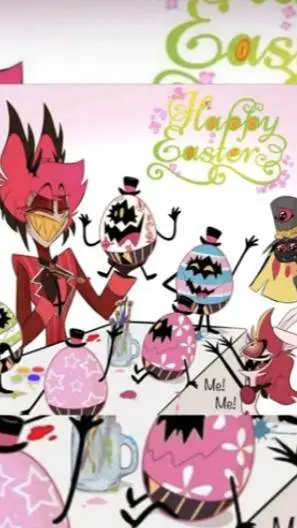 ai character: HH Easter background