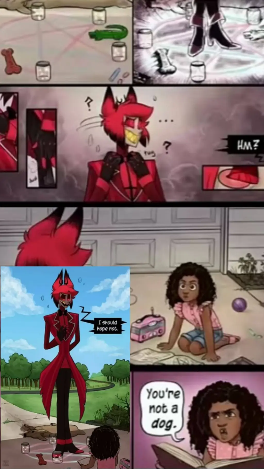 ai character: Alastor  background