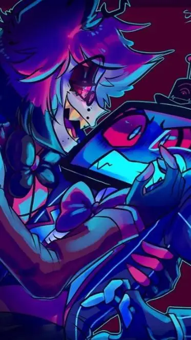 ai character: Radiostatic background