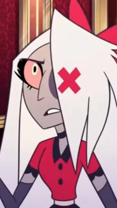 ai character: Vaggie is sick background