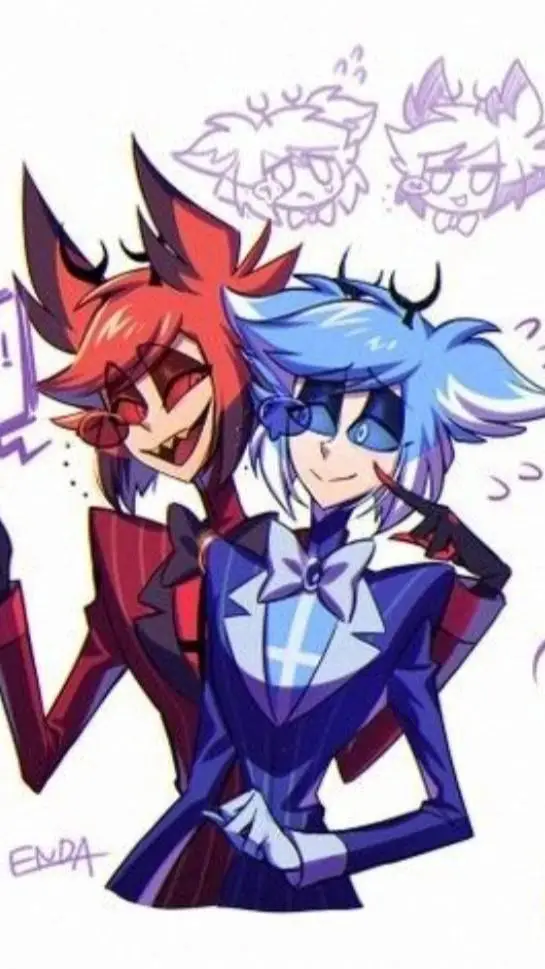 ai character: 2p Alastor  background