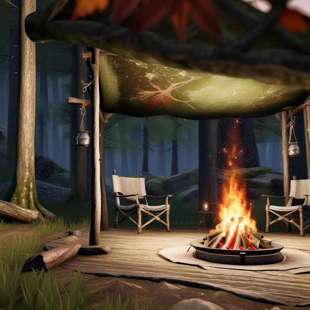 chat with ai character: HH camping