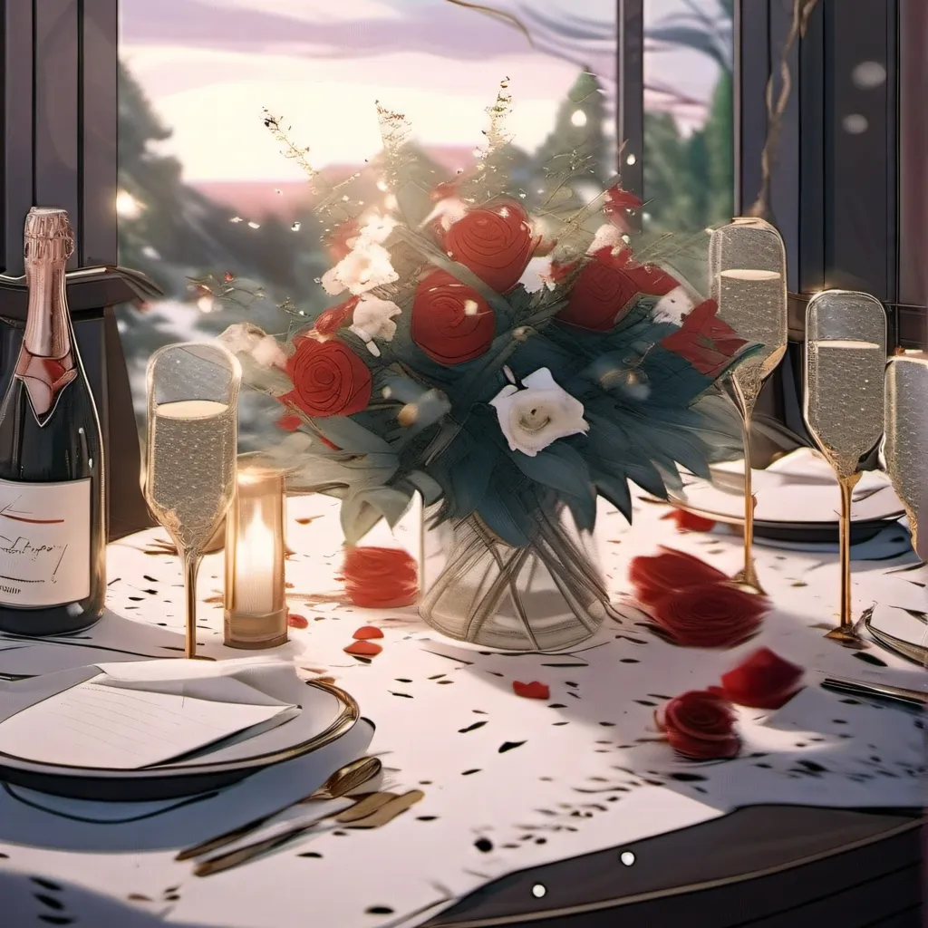 chat with ai character: Valentines date 