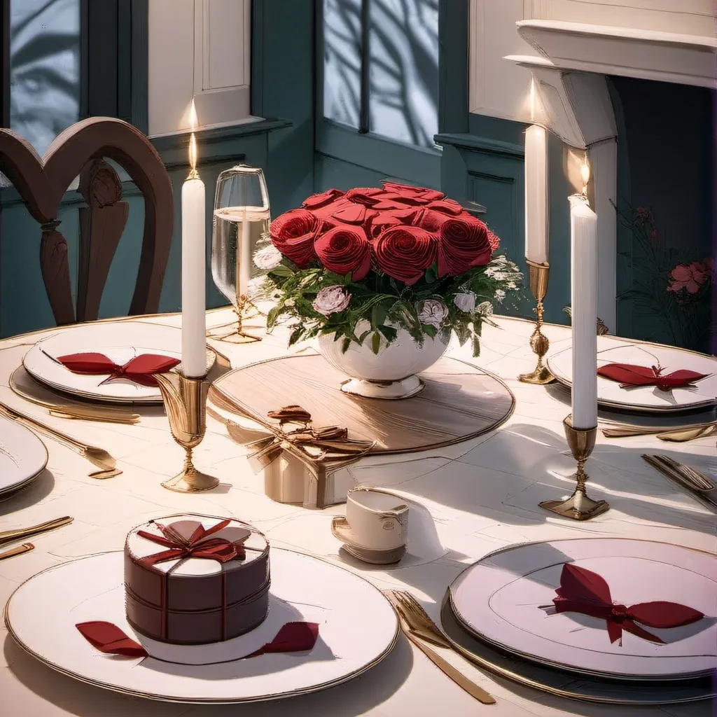 chat with ai character: Valentines date 