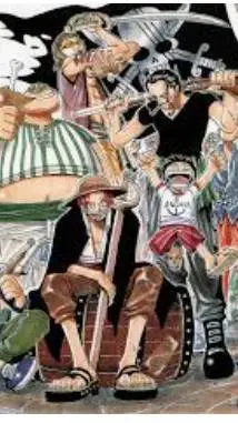 ai character: red head pirates background