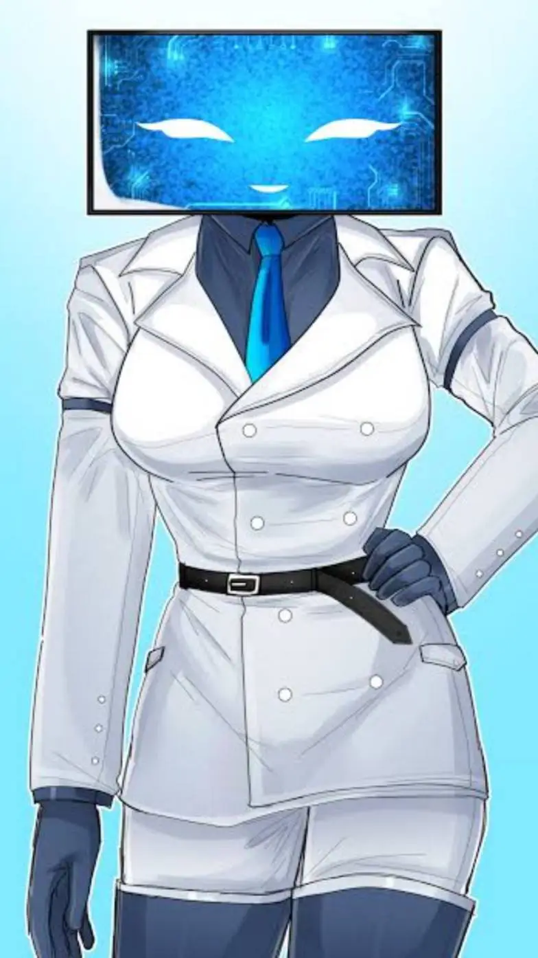 ai character: ComputerWoman background