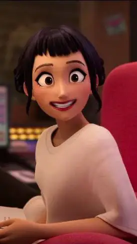 ai character: auntie Zoey  background