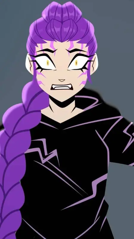 ai character: demon Rumi background