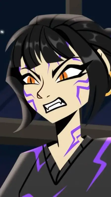 ai character: demon Zoey background