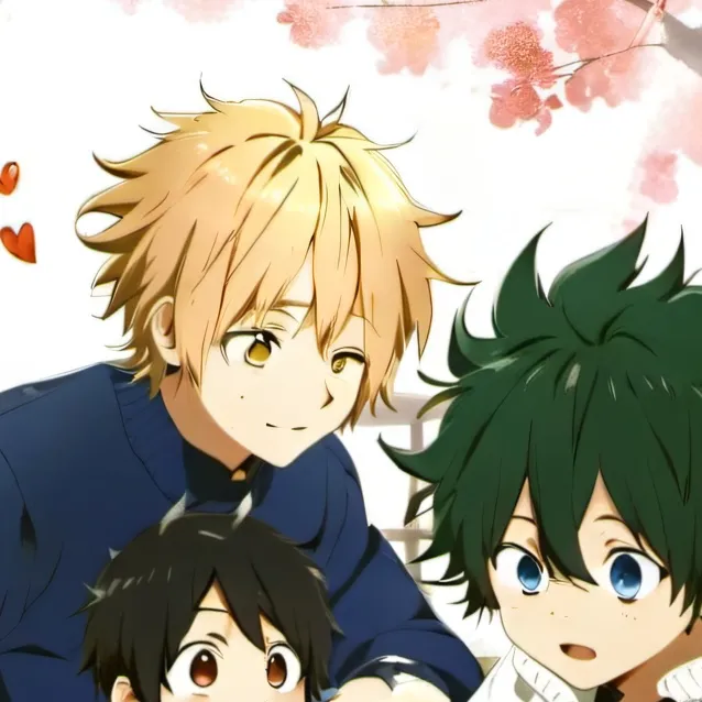 chat with ai character: deku and bakugo 