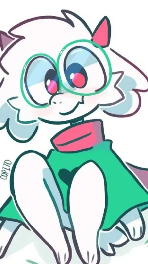 ai character: ralsei  background