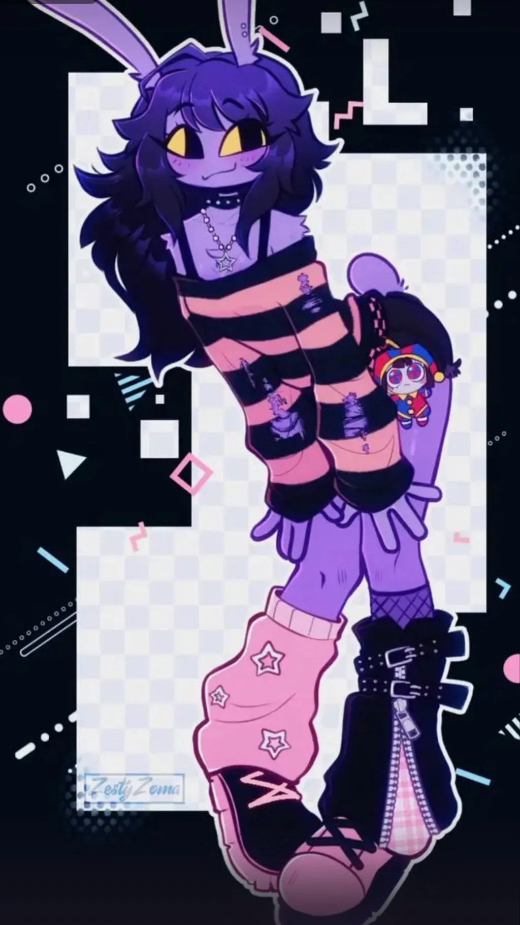 ai character: (Your Trans Jax) background