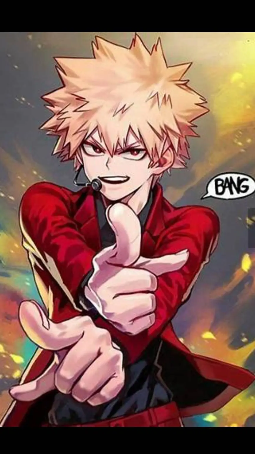ai character: bakugo  background