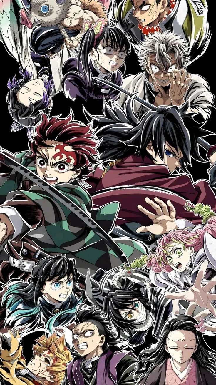 ai character: Kny demon slayer  background