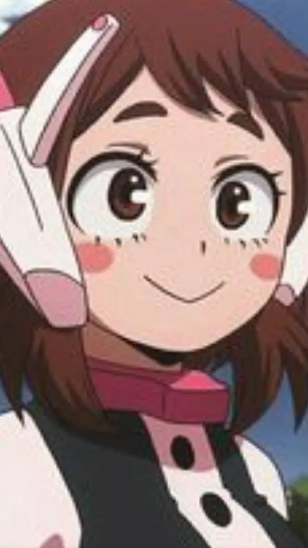 ai character: ochaco uraraka background