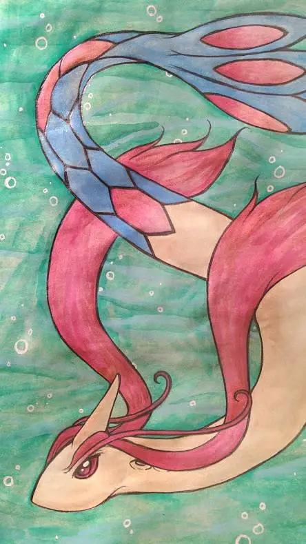 ai character: Milotic background
