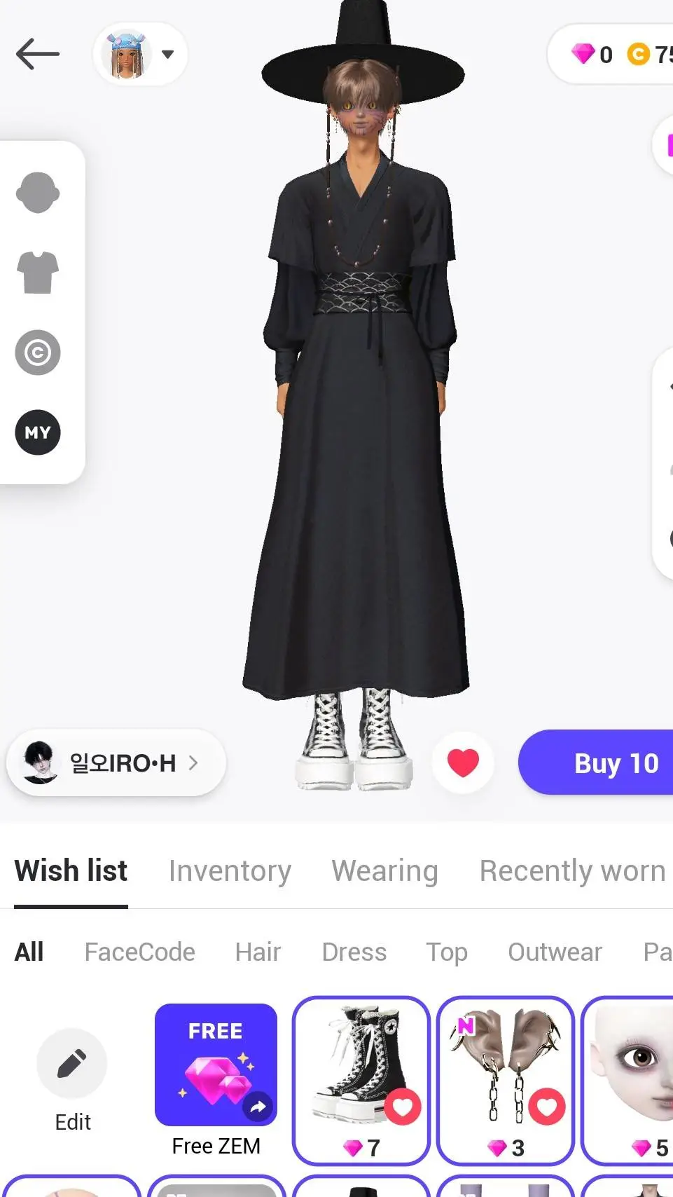 ai character: jinu from sajaboys background