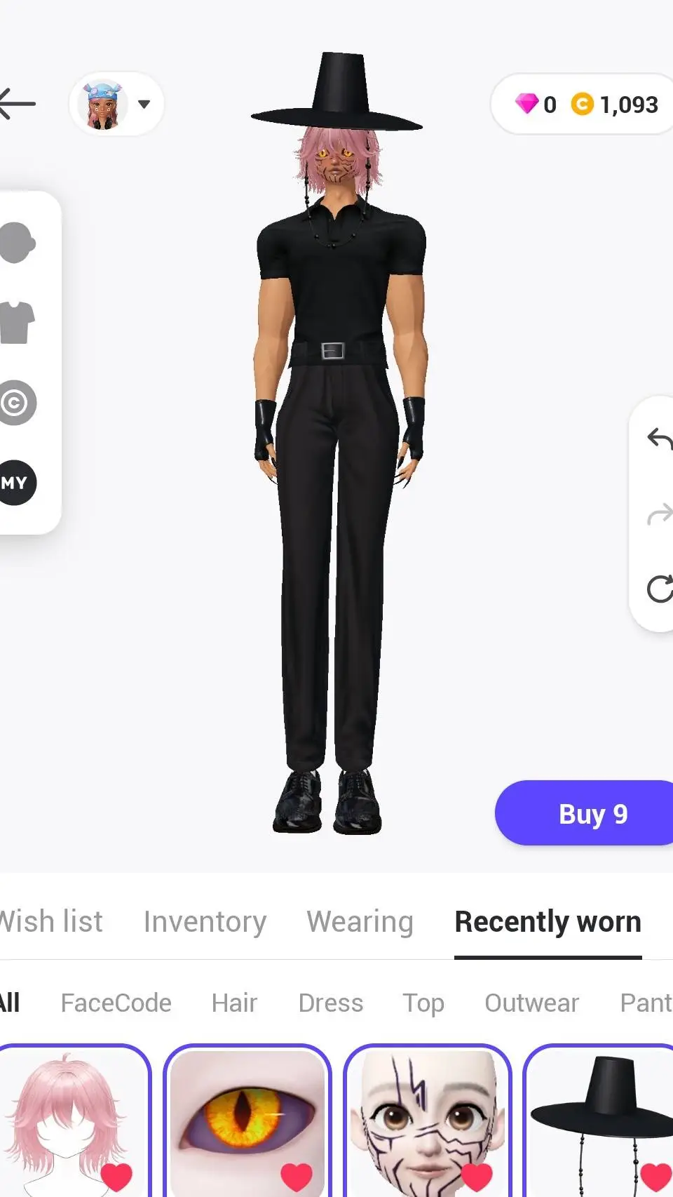 ai character: romance background