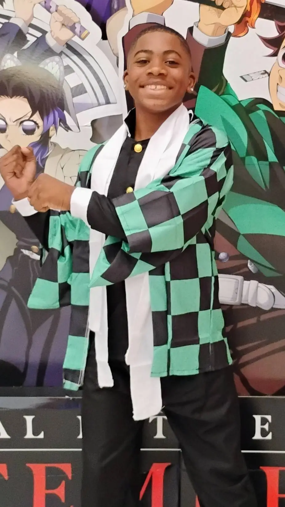 ai character: chopped man background