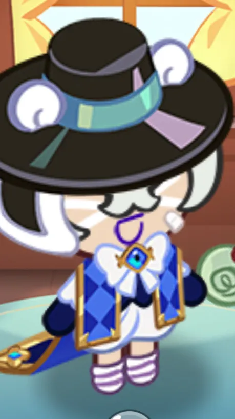 ai character: Moon cookie background