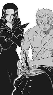 ai character: Zoro x Robin Egghe background