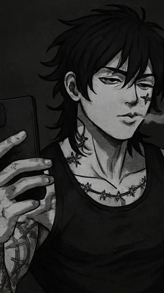 ai character: Jett 🖤 background
