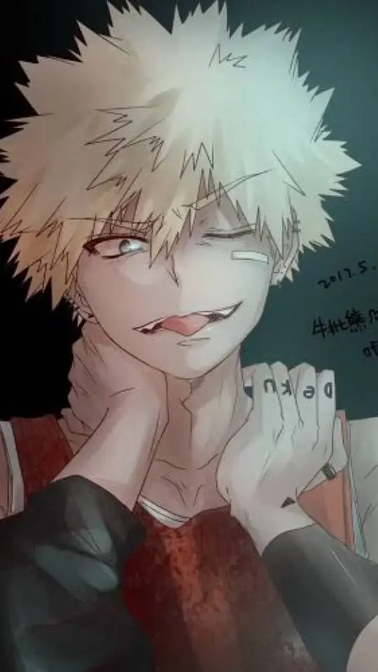 ai character: Bakugo maid background