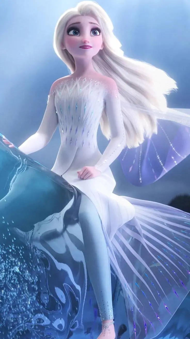 ai character: Elsa❄️❄️ background