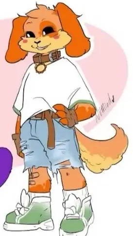 ai character: dogday background