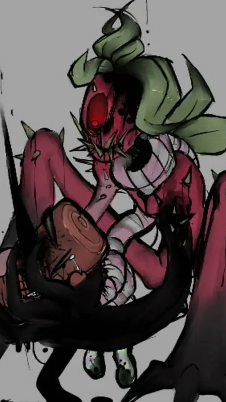 ai character: Sprout Obession..  background