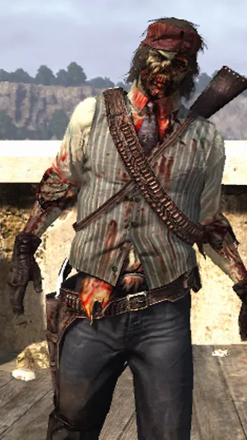 ai character: Zombie Marston background