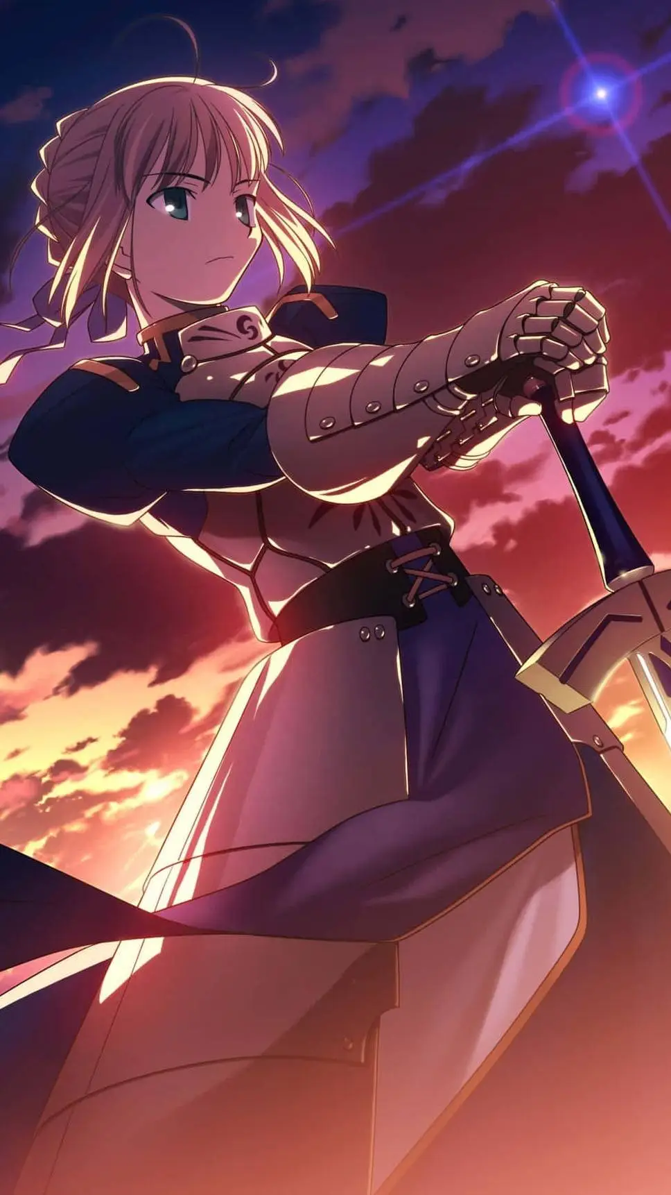 ai character: Artoria Pendragon background