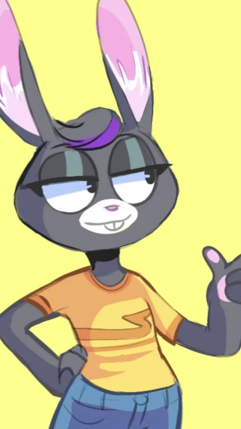 ai character: becca sparkels background