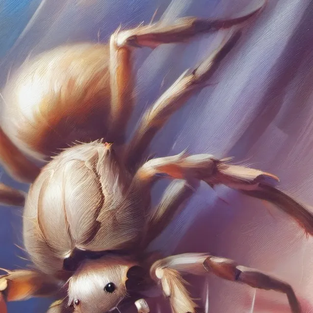 chat with ai character: spider shower