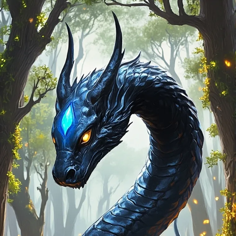 chat with ai character: Horned Serpent