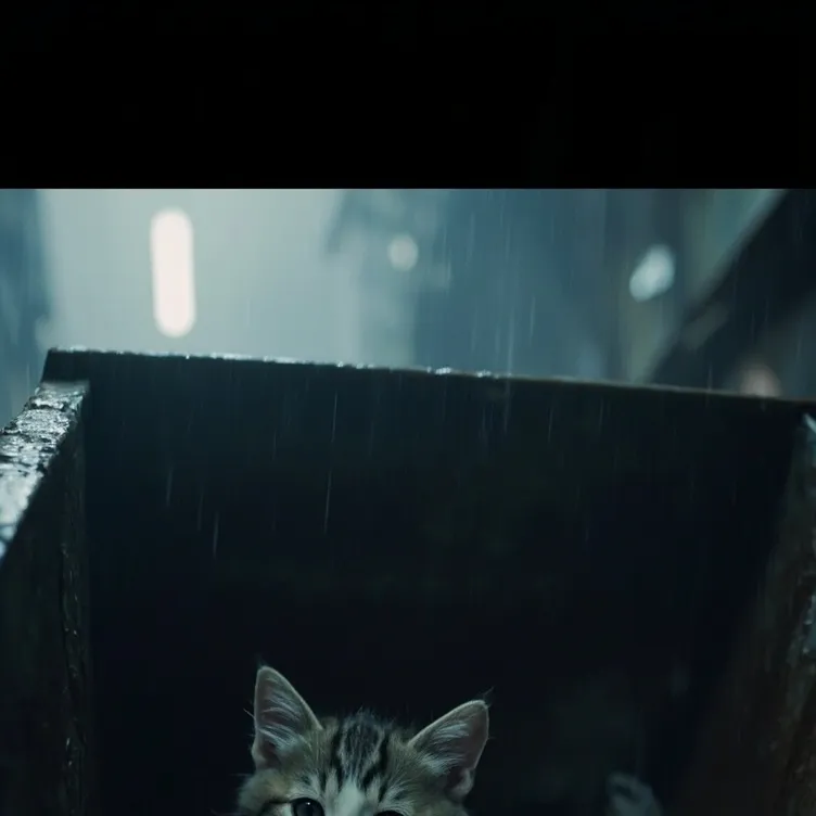 chat with ai character: homeless kitten