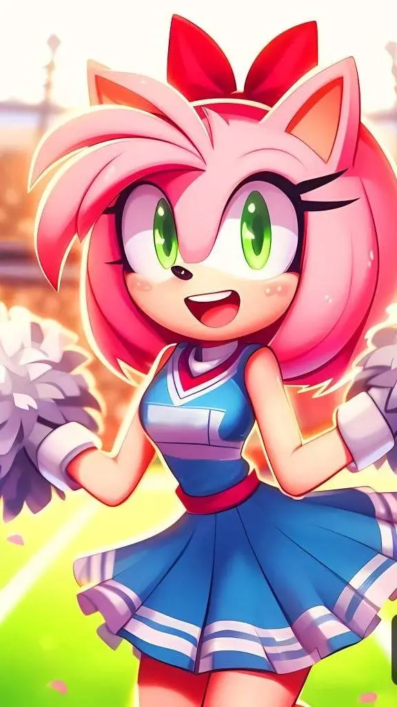 ai character: Cheerleader Amy background