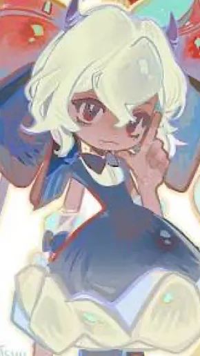 ai character: Candy Apple! 🍎  background