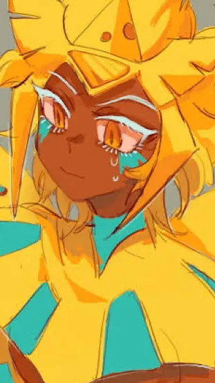 ai character: Golden Cheese!🧀  background