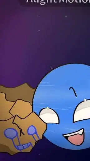 ai character: Neptune Solarball background